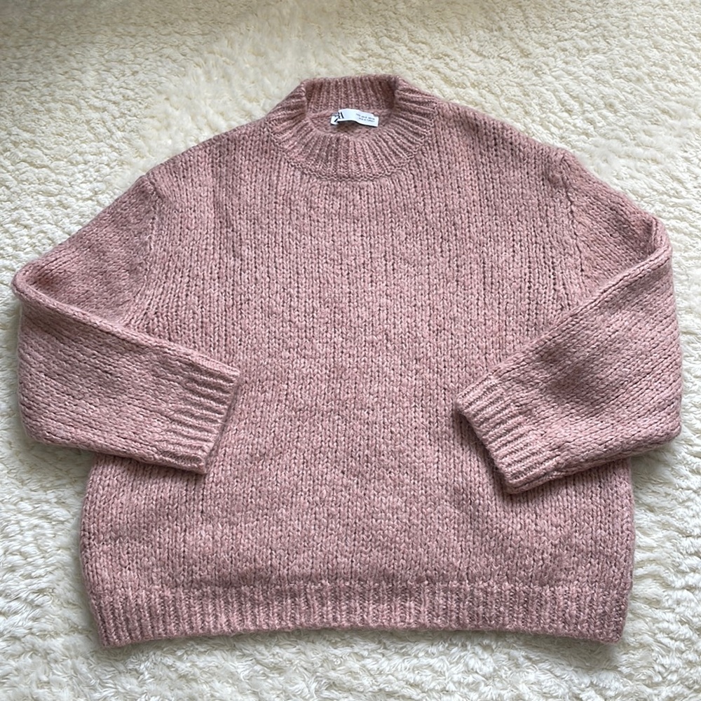 ZARA sizeS Wool blend over size knit